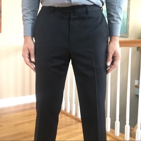 Ermenegildo Zegna Other - Ermenegildo Zegna Black Wool Dress Pants 32